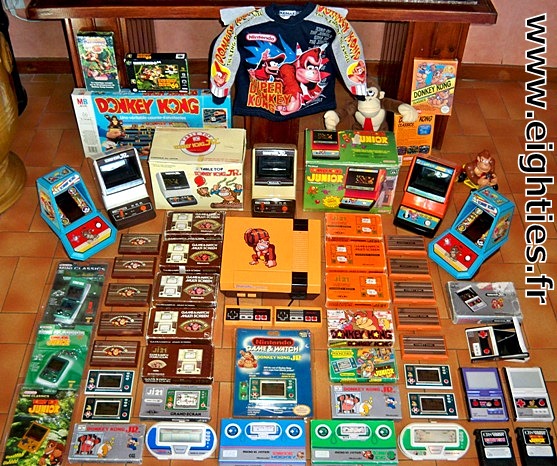 ANNEES 80, 80's, eighties, Retrogaming, donkey-kong, pacman, intellivision, atari 2600, amstrad, arcade, mario, jumpman, coleco, nostalgie,